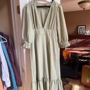 Green ASOS dress